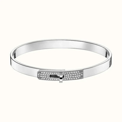 [Jesse jewelry]KELLY SILVER DIAMOND BRACELET