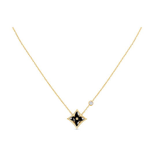 [Jesse jewelry]STAR BLACK MOP NECKLACE