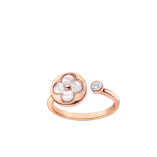 [Jesse jewelry]SUN 1 DIAMOND PINK MOP RING