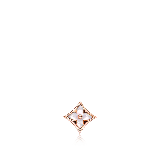 [Jesse jewelry]STAR MOP PINK GOLD EARRINGS
