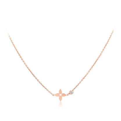 [Jesse jewelry]BLOSSOM PENDANT PINK GOLD AND DIAMOND