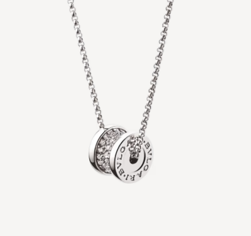 [Jesse jewelry]ZERO 1 SILVER DIAMOND NECKLACE