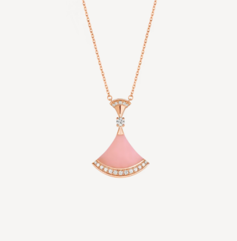 [Jesse jewelry]DREAM NECKLACE PINK OPAL