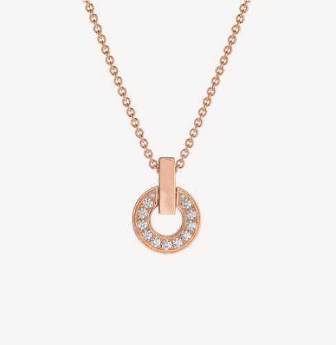 [Jesse jewelry]GARI NECKLACE PINK GOLD DIAMOND