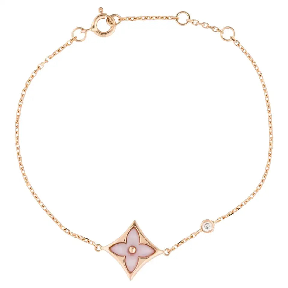 [Jesse jewelry]STAR 1 DIAMOND PINK GOLD BRACELET