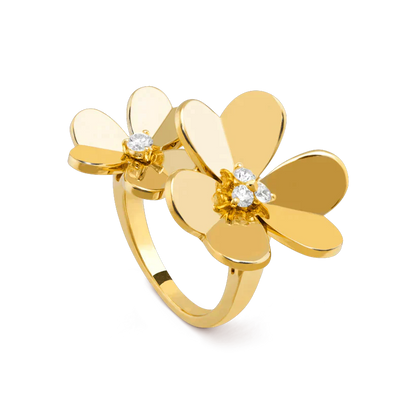 [Jesse jewelry]CLOVER COMOS GOLD DIAMOND RING