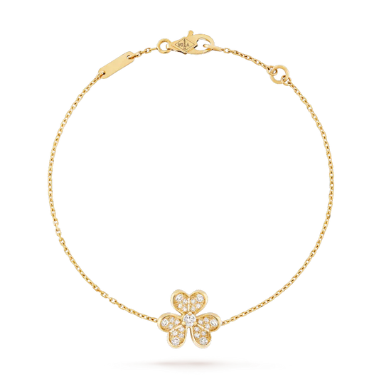 [Jesse jewelry]FRIVOLE GOLD FLOWER DIAMOND BRACELET