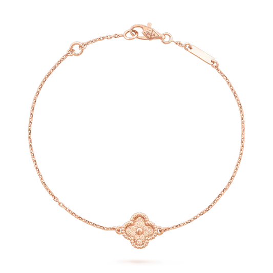 [Jesse jewelry]CLOVER SINGLE FLOWER BRACELET