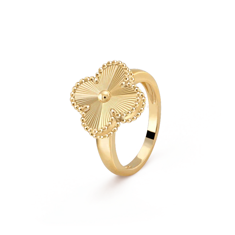 [Jesse jewelry]CLOVER GOLD RING