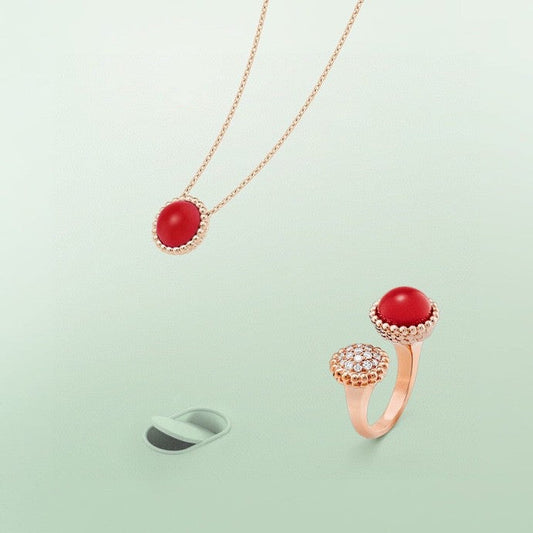 [Jesse jewelry]PERLEE COULEURS DIAMOND ROSE GOLD BETWEEN THE FINGER RING