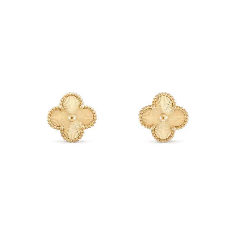 [Jesse jewelry]CLOVER MEDIUM 1 MOTIFS LASER EARRINGS