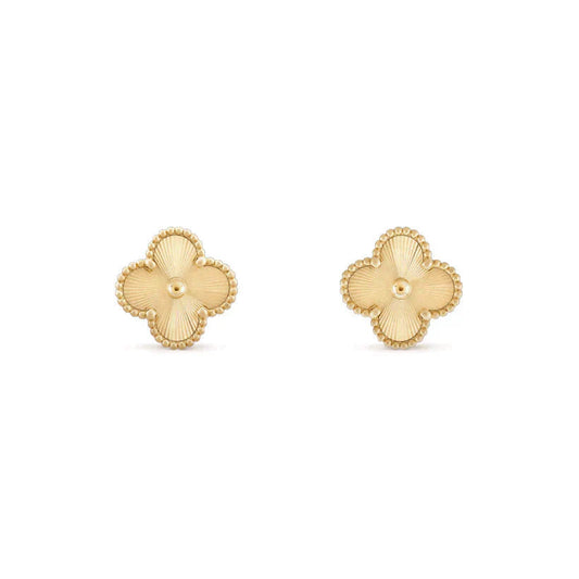 [Jesse jewelry]CLOVER MEDIUM 1 MOTIFS LASER EARRINGS