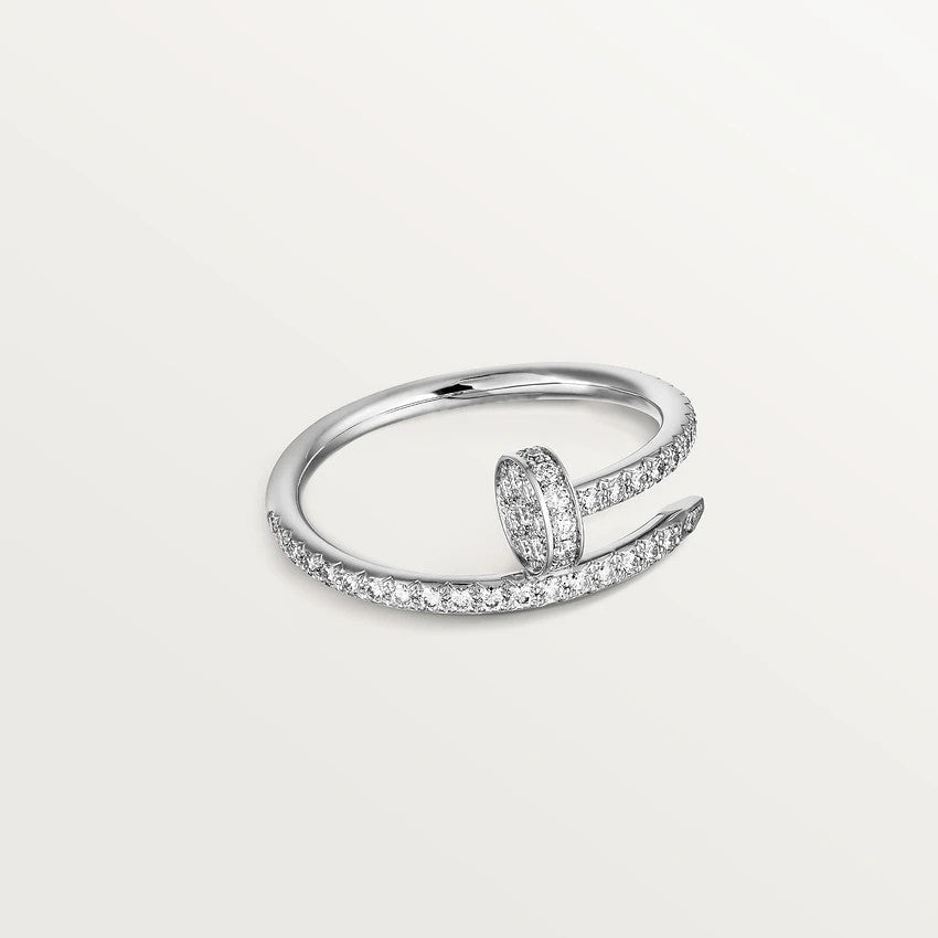[Jesse jewelry]JUSTE RING 1.8MM SILVER DIAMONDS