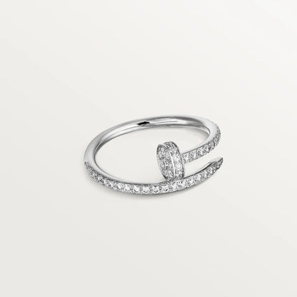 [Jesse jewelry]JUSTE RING 1.8MM SILVER DIAMONDS