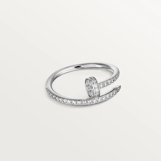 [Jesse jewelry]JUSTE RING 1.8MM SILVER DIAMONDS